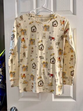 Holy Pals Kids' Cream Nativity Print Pajama Set Size 14